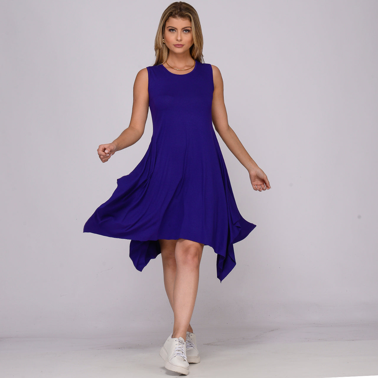 Vestido Midi Assimétrico de Alça BBonnie Mabel