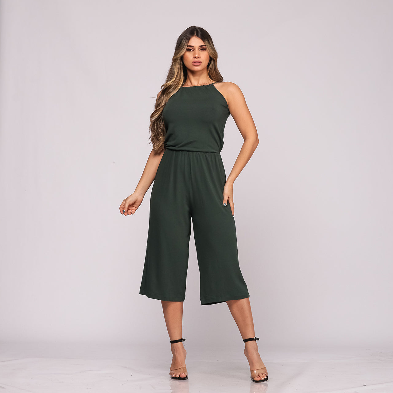 Macacão Pantacourt Alças Finas BBonnie Pilar