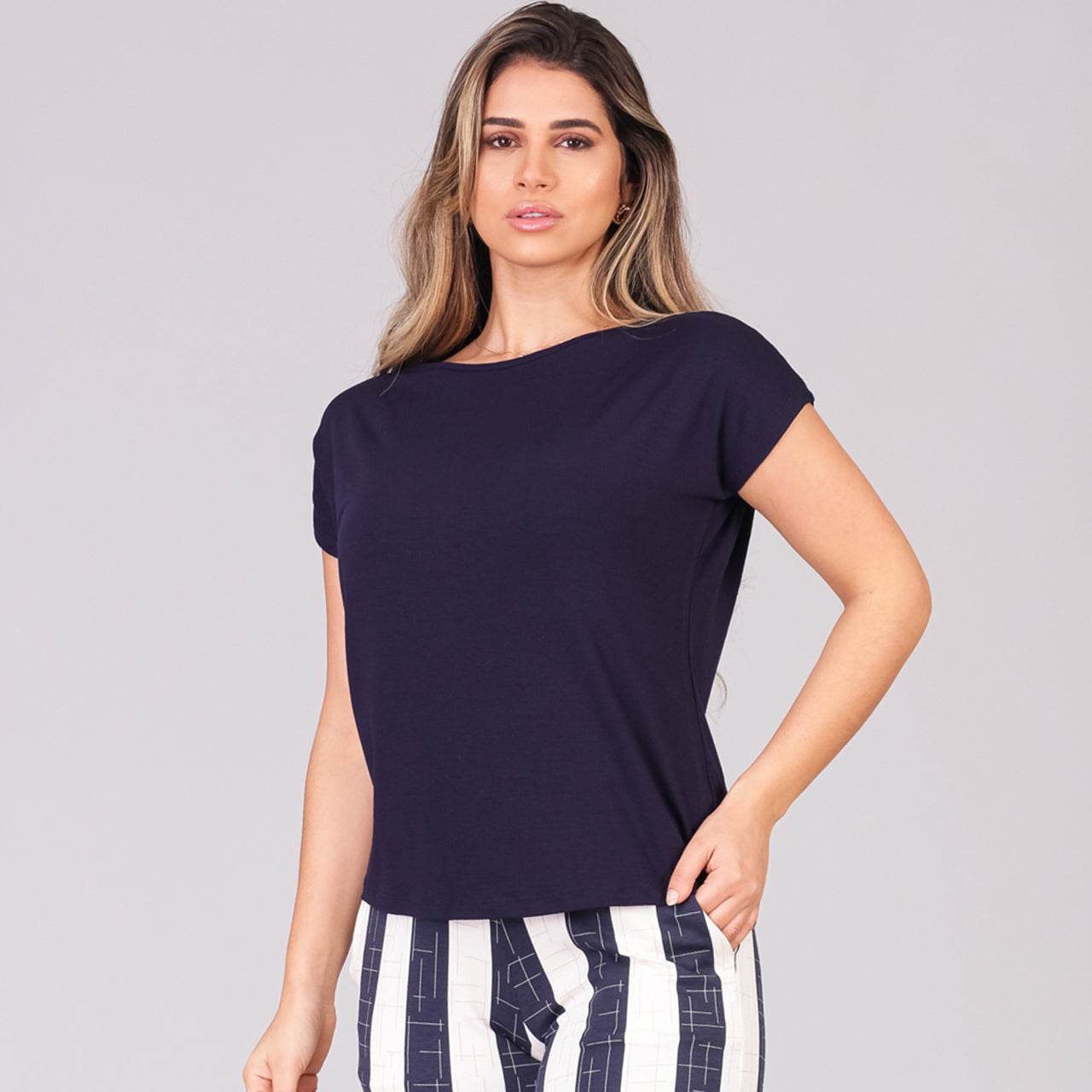 Blusa M/C Soltinha BBonnie Arielle Laranja