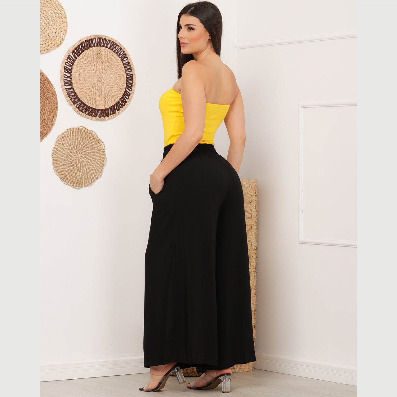 Blusa Tomara que Caia com Bojo BBonnie Cristal Amarelo