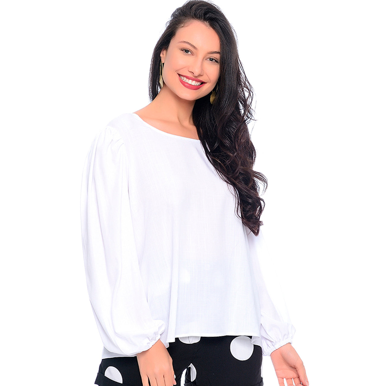 Blusa Bata Decote Redondo BBonnie Vânia