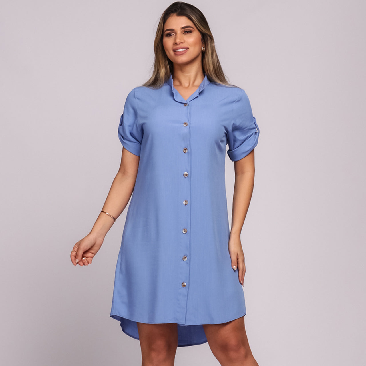 Vestido Chemise Botões M/C BBonnie Vitória