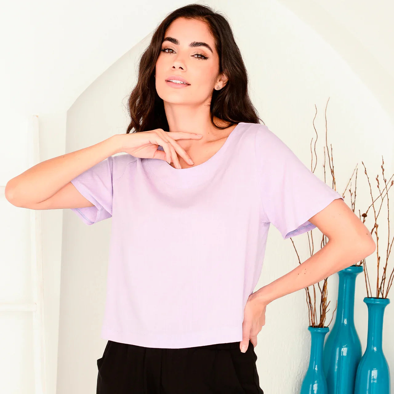 Blusa Viscose M/C BBonnie Leona