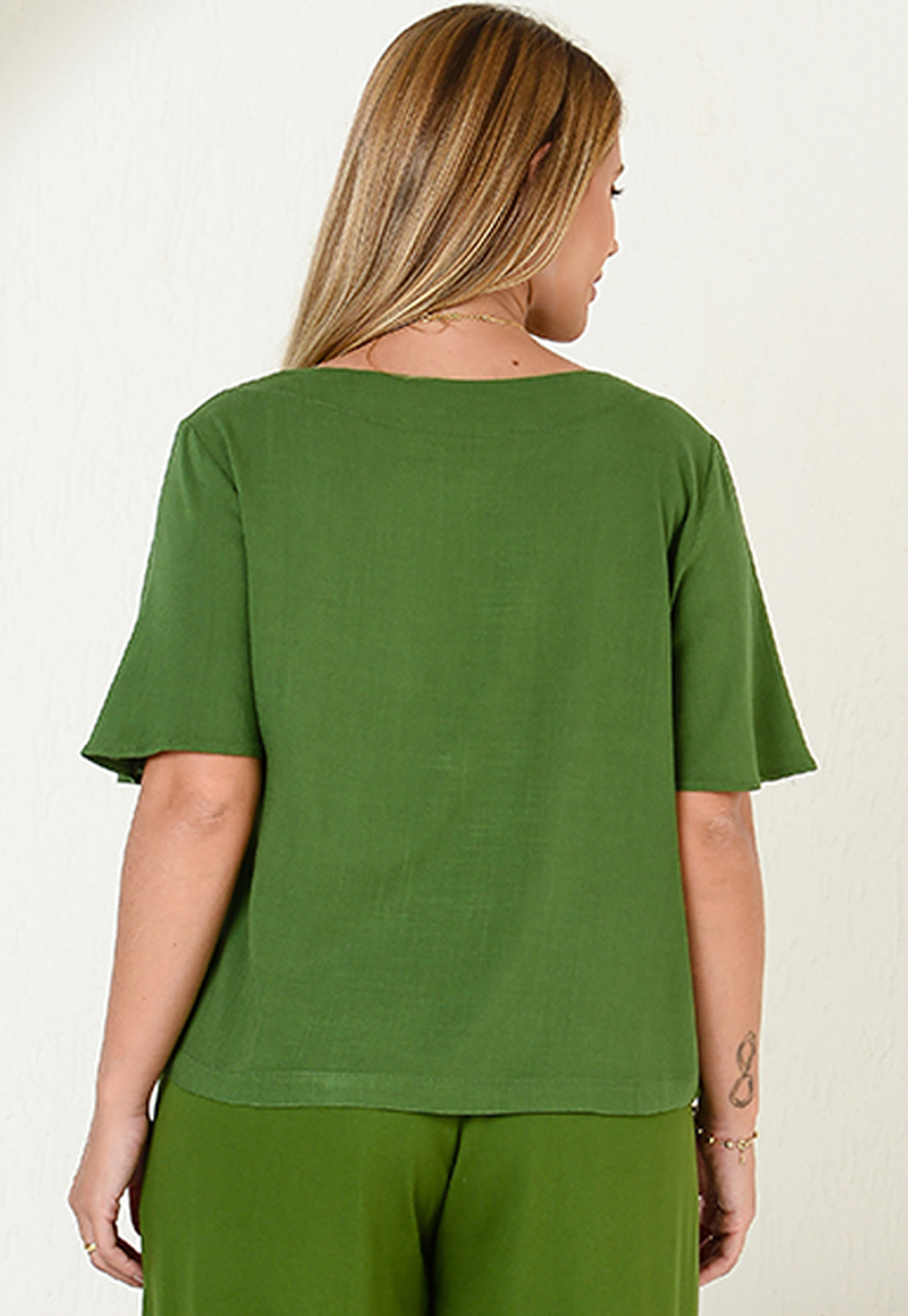 Blusa Viscose M/C BBonnie Leona
