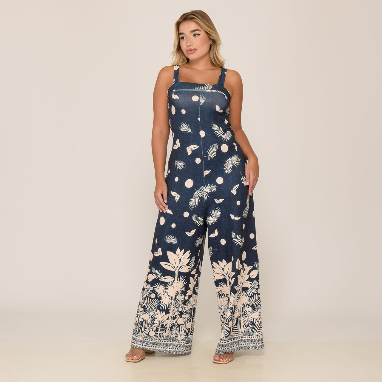 Macacão Pantalona Alça Fina BBonnie Noa Estampados