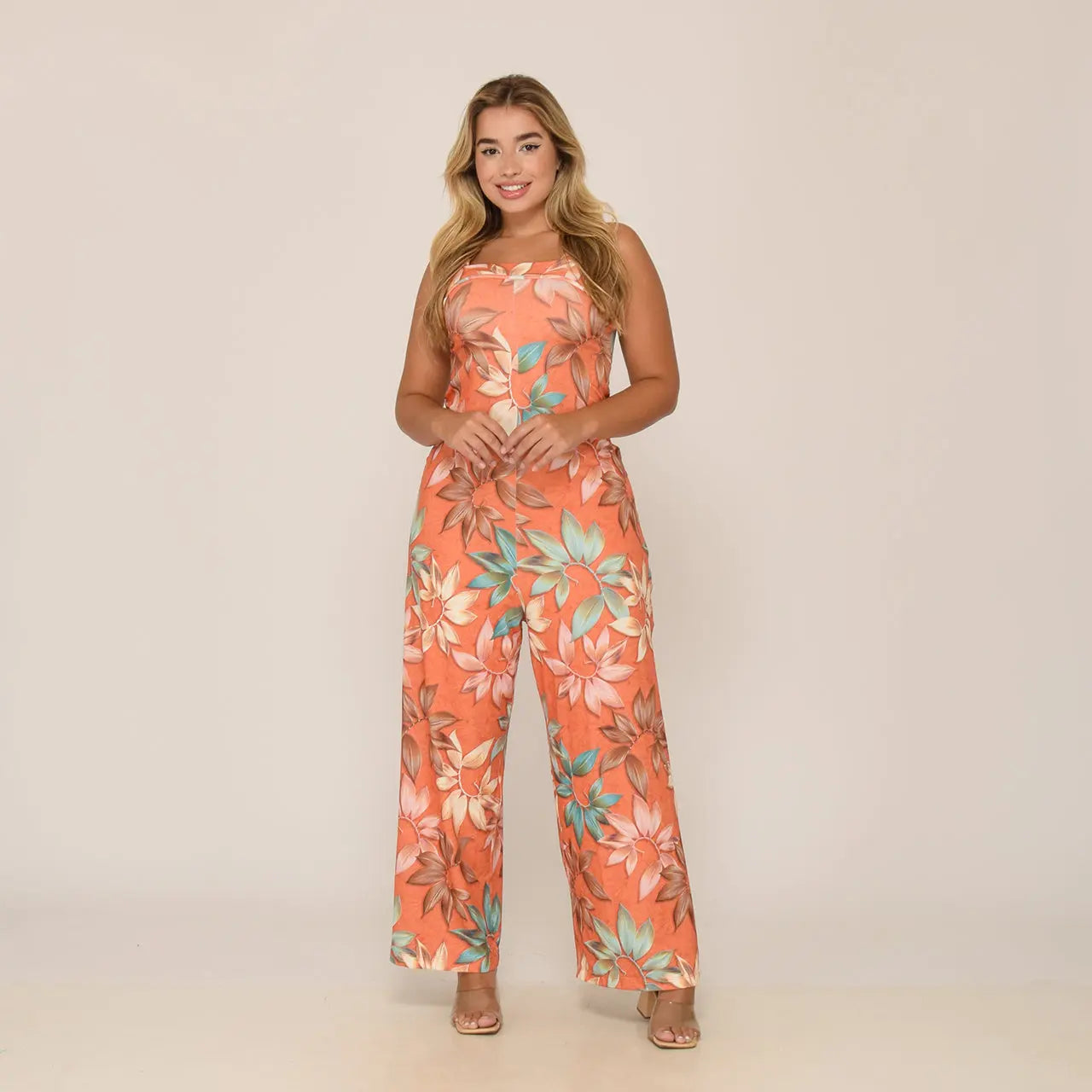Macacão Pantalona Alça Fina BBonnie Noa Estampados B'Bonnie
