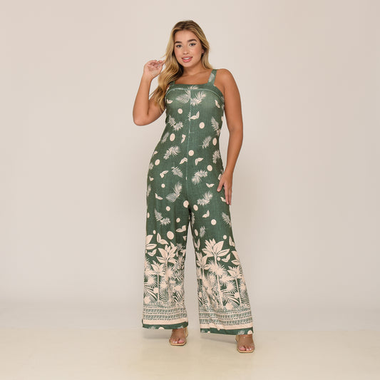 Macacão Pantalona Alça Fina BBonnie Noa Estampados