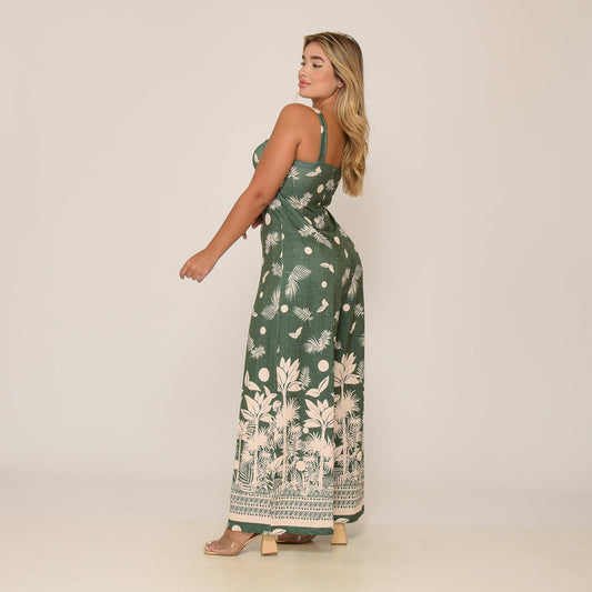 Macacão Pantalona Alça Fina BBonnie Noa Estampados B'Bonnie