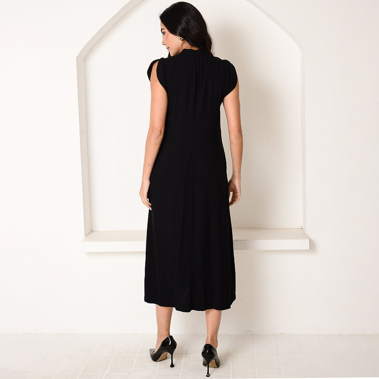 Vestido Chemise Midi Botões M/C BBonnie Sienna