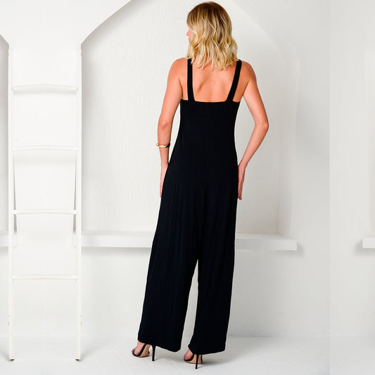 Macacão Pantalona com Alças Médias BBonnie Rafaela