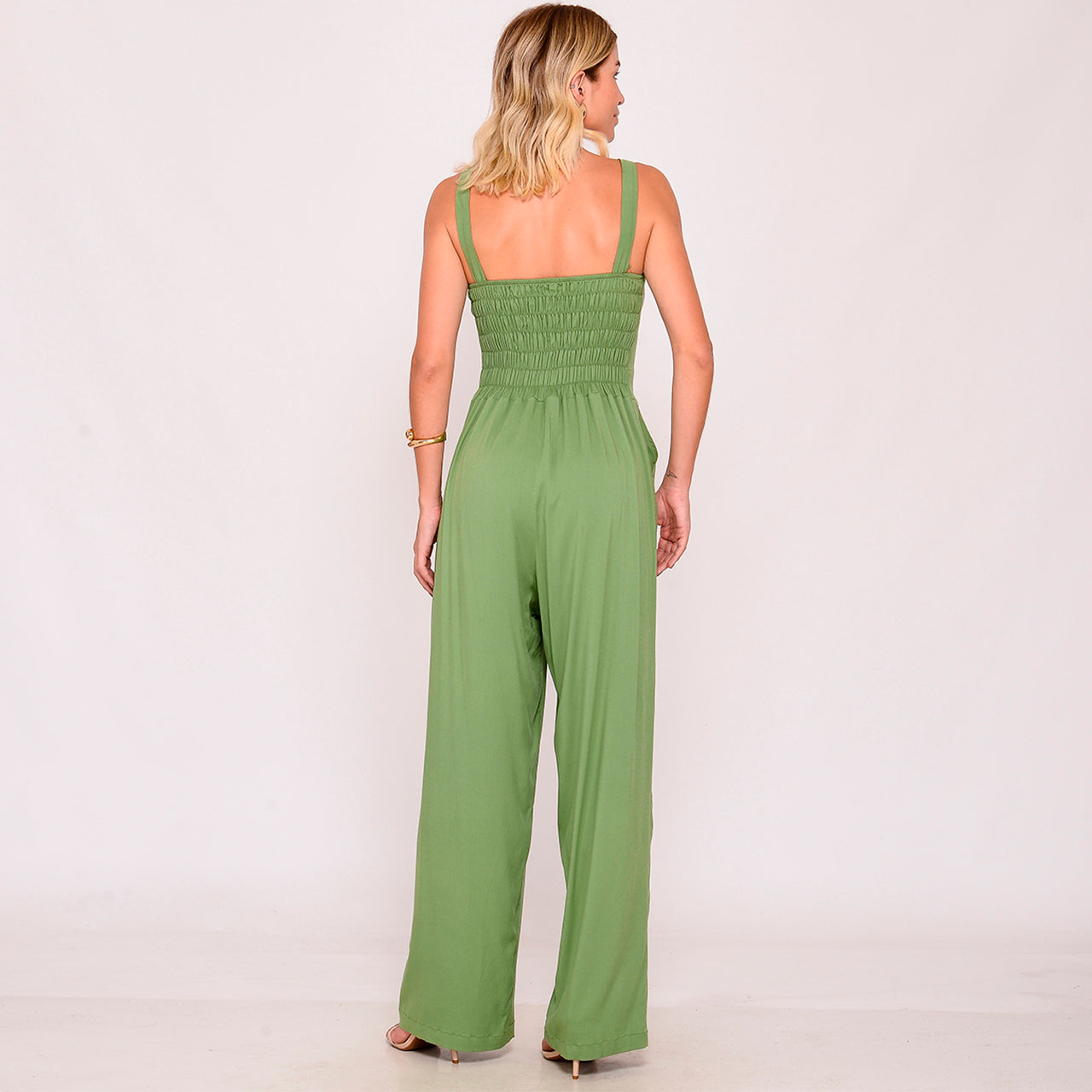 Macacão Pantalona com Alças Médias BBonnie Rafaela