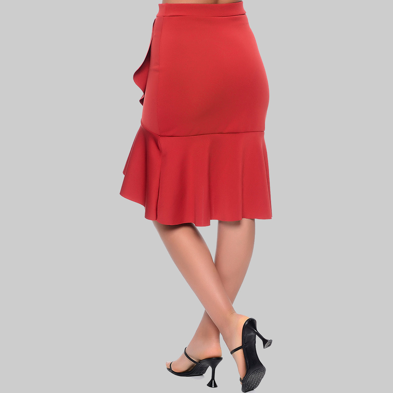 Saia Curta de Babado BBonnie Leonora