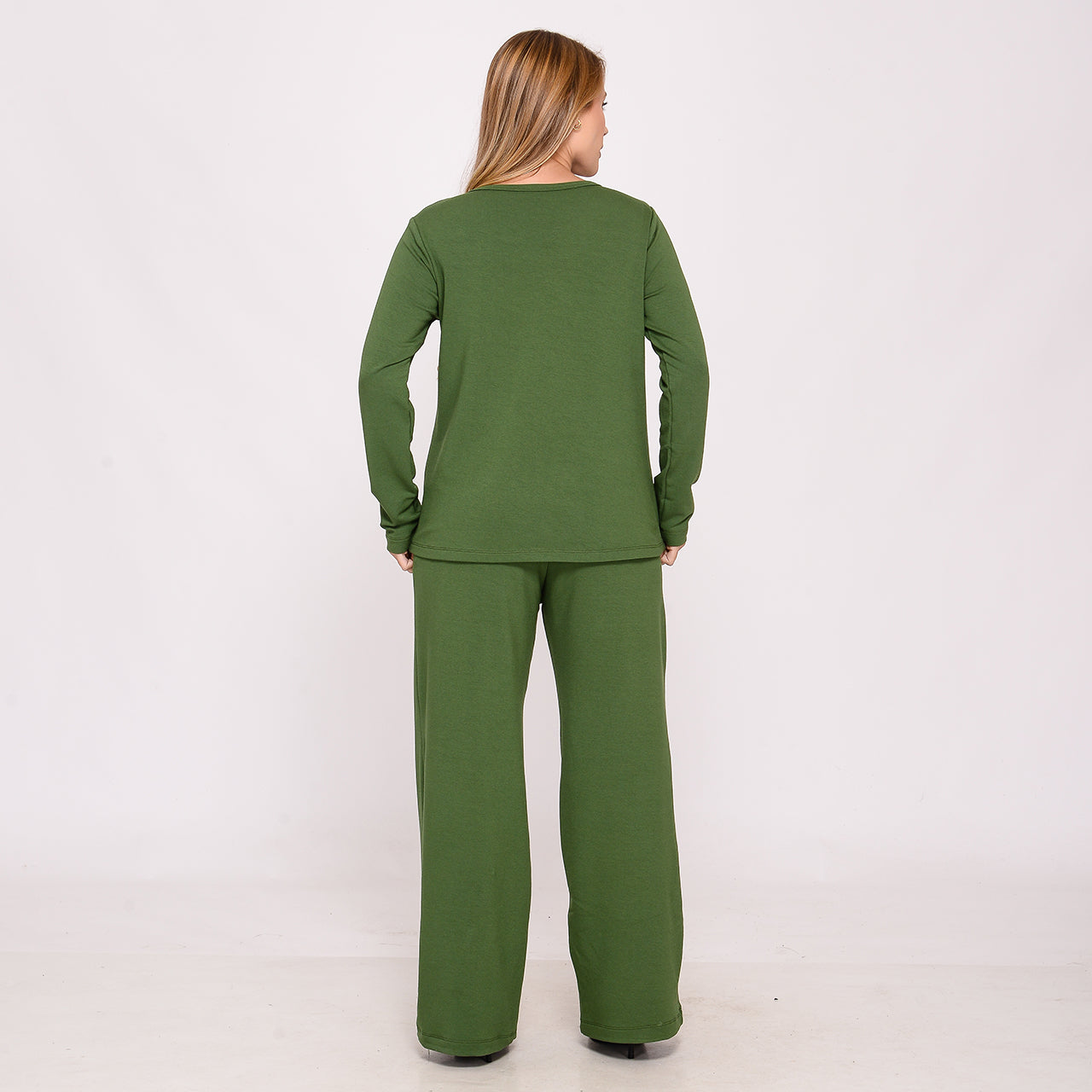 Conjunto Calça e Blusa de Moletinho BBonnie Milena Verde