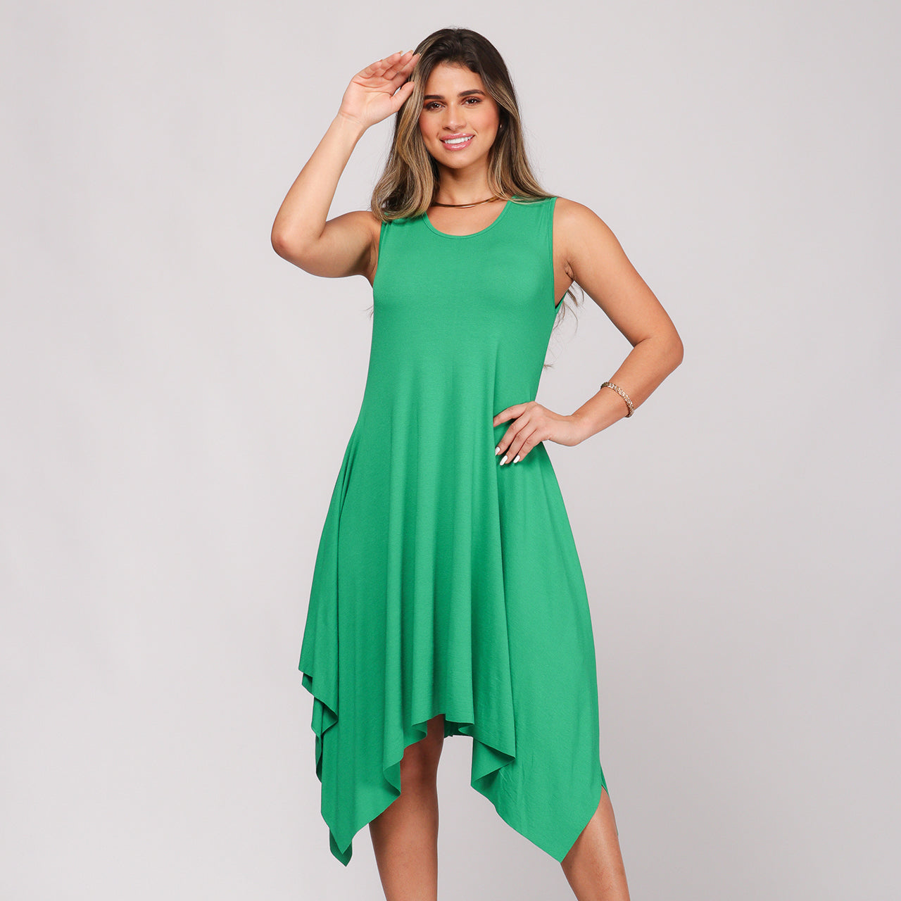 Vestido Midi Assimétrico de Alça BBonnie Mabel