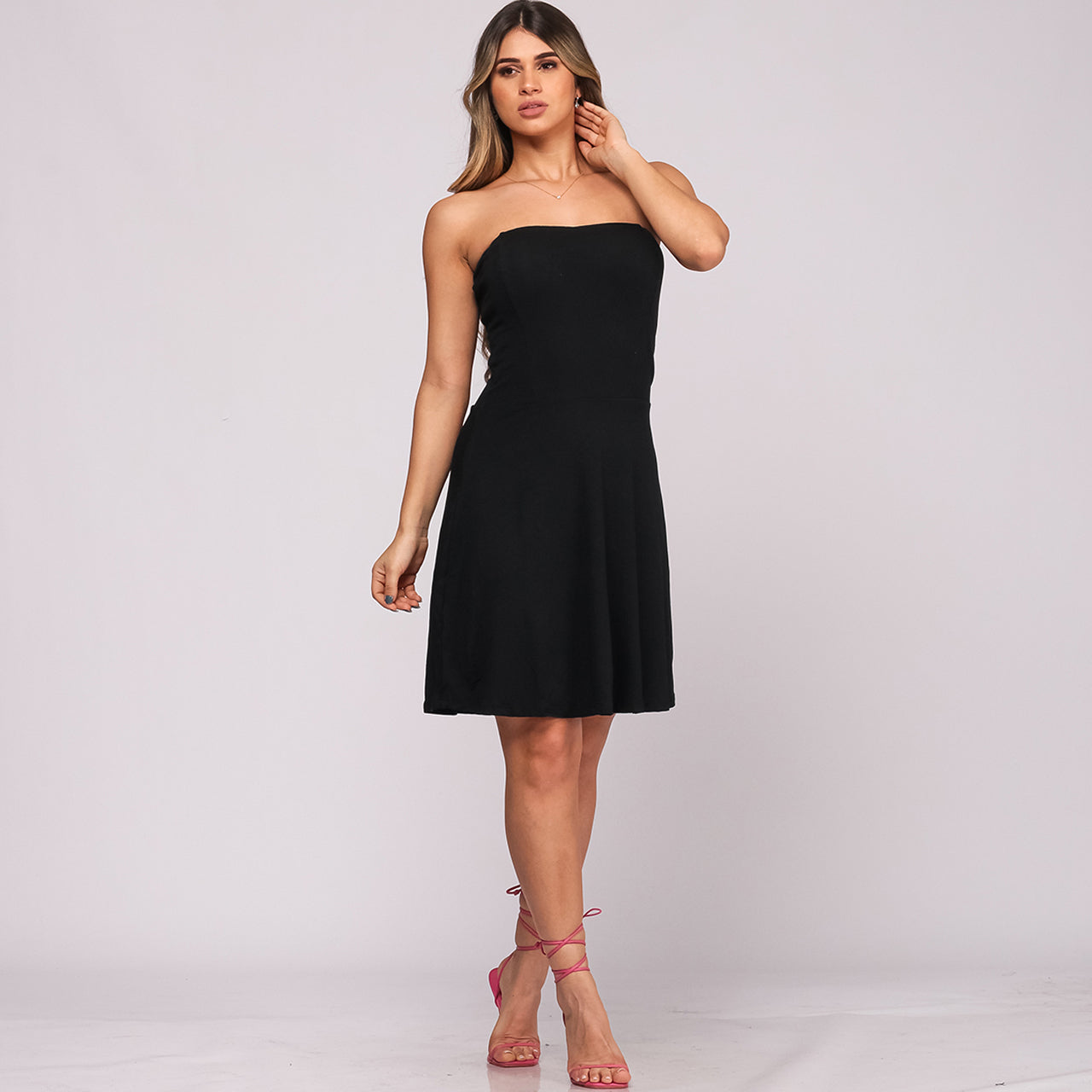 Vestido Curto Tomara-que-Caia com Bojo BBonnie Bel