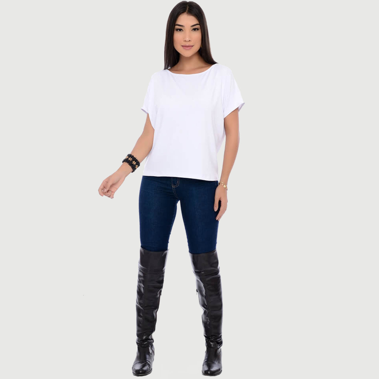 Blusa M/C Soltinha BBonnie Arielle Branco