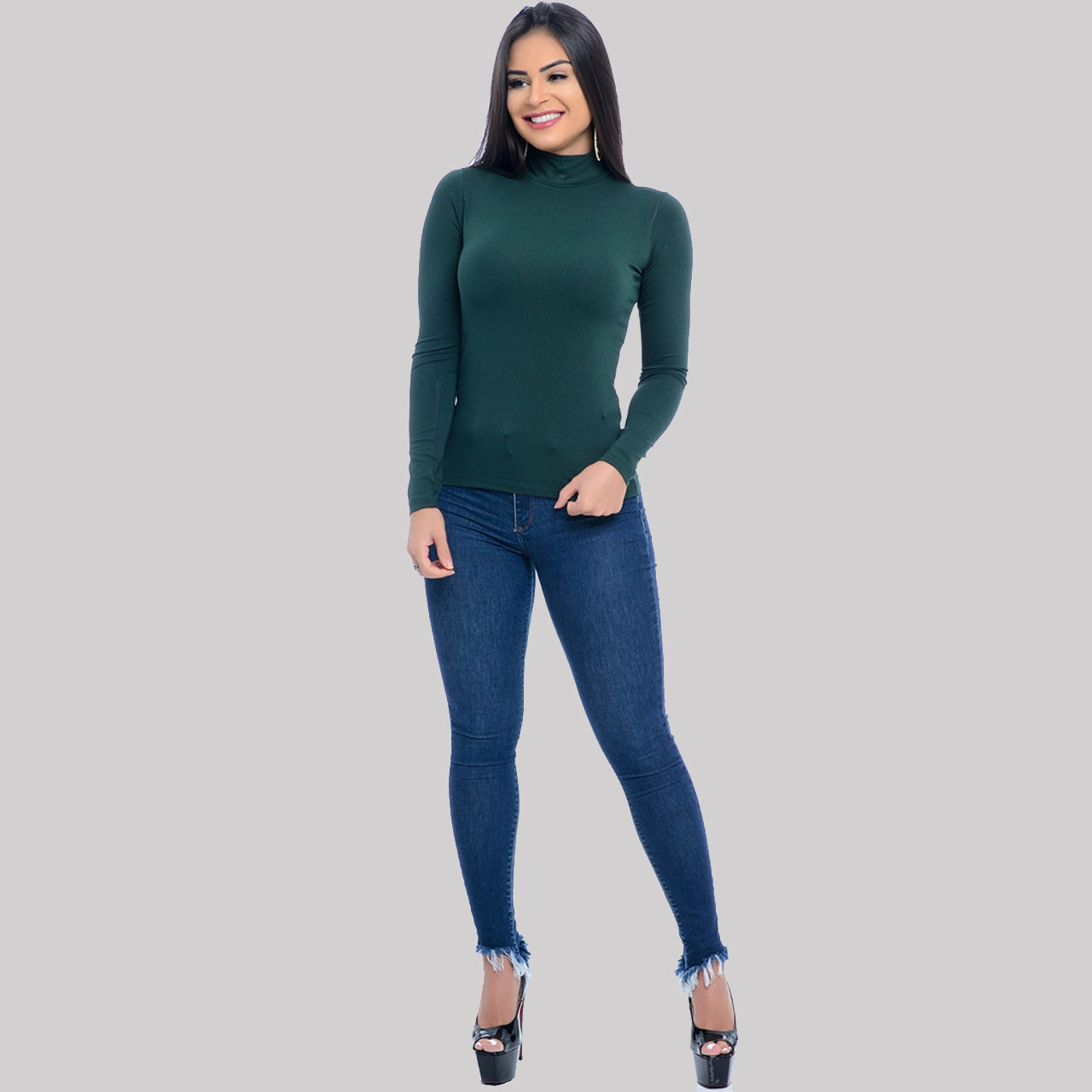 Blusa Cacharrel M/L BBonnie Verde Musgo