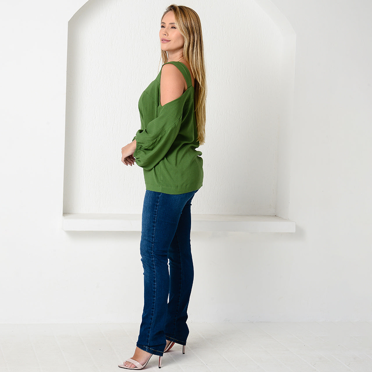 Blusa Ombro Vazado BBonnie Serena Verde