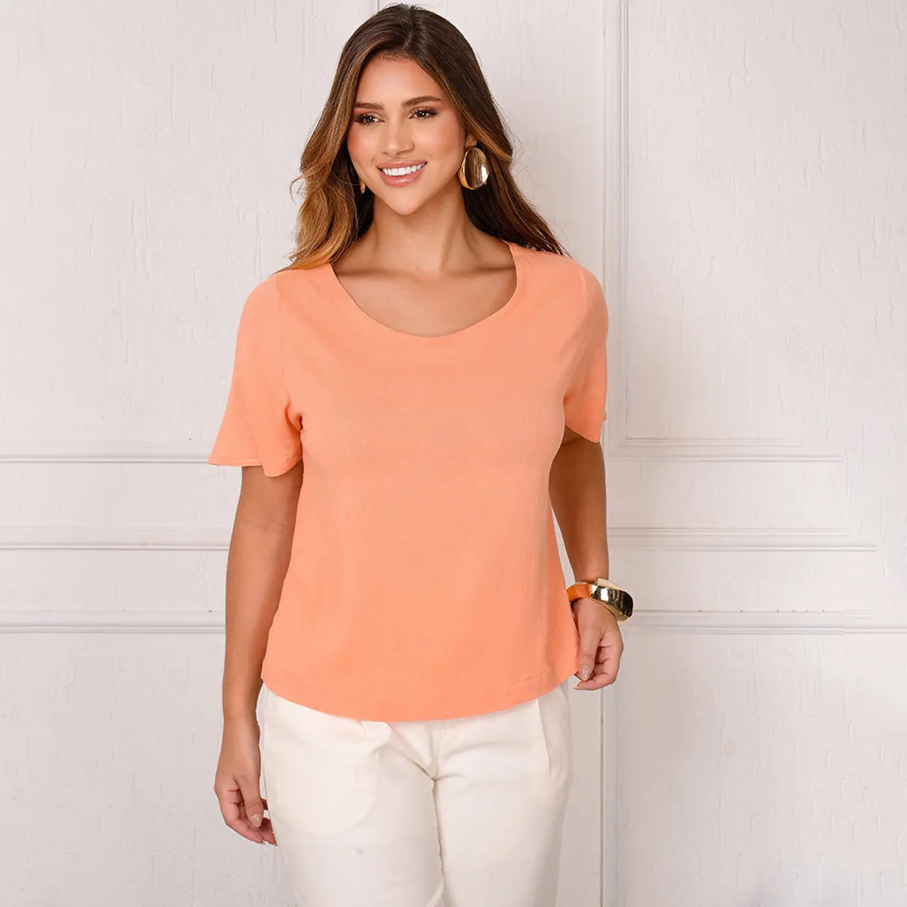 Blusa Viscose M/C BBonnie Leona B'Bonnie