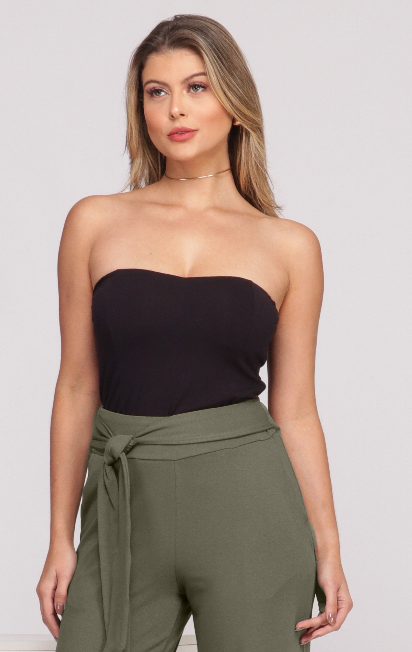 Blusa Tomara que Caia com Bojo BBonnie Cristal Preto
