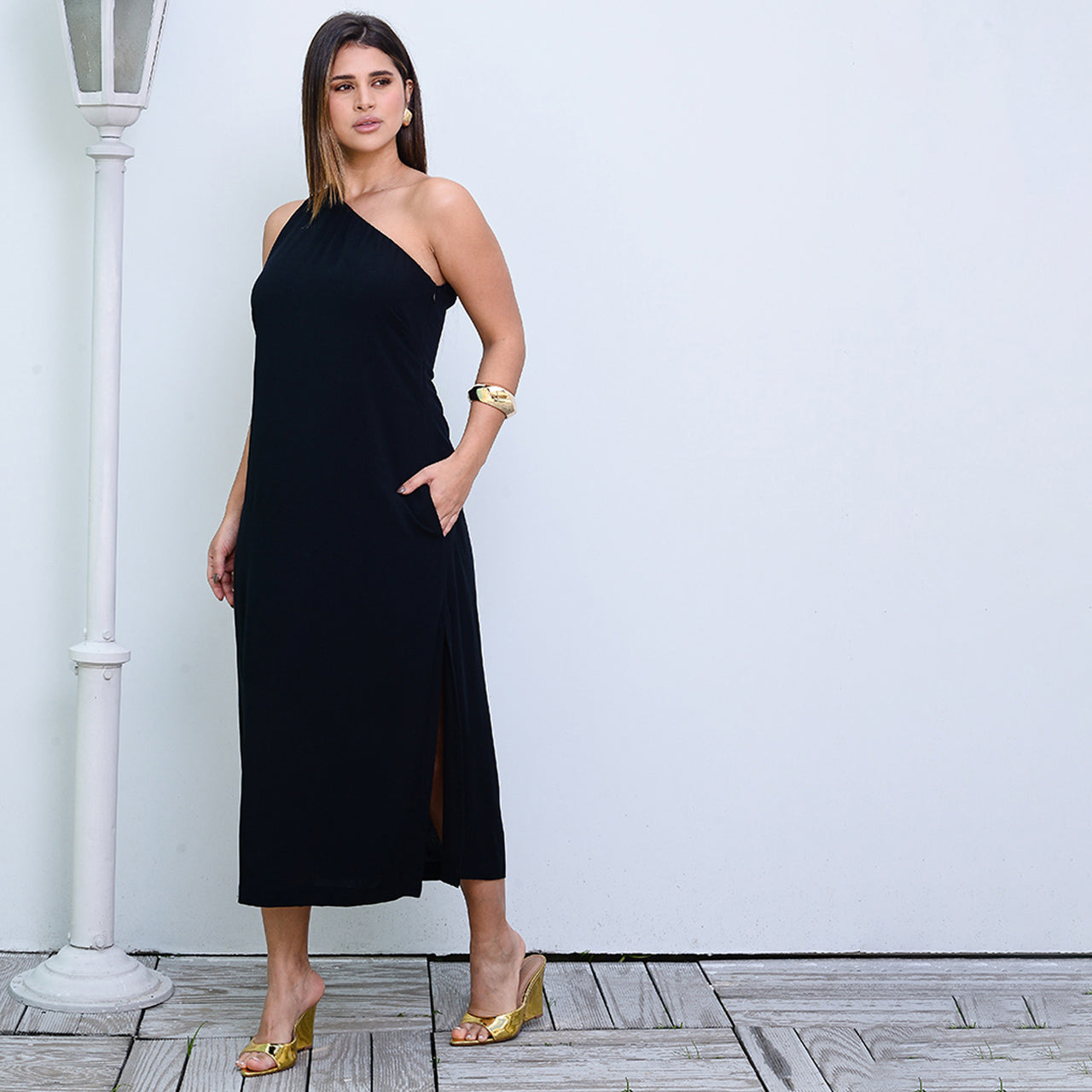 Vestido Midi Ombro Só BBonnie Leticia