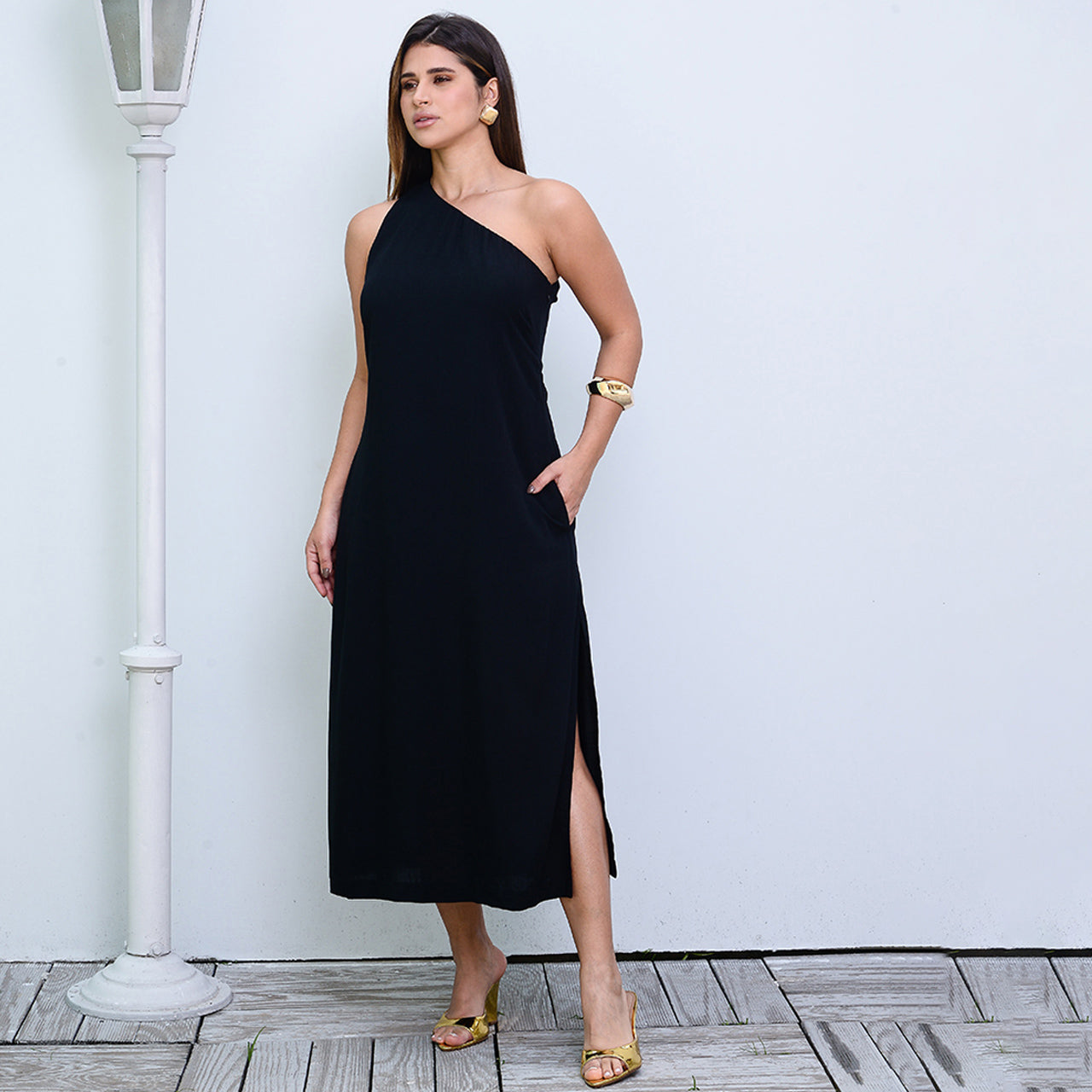 Vestido Midi Ombro Só BBonnie Leticia