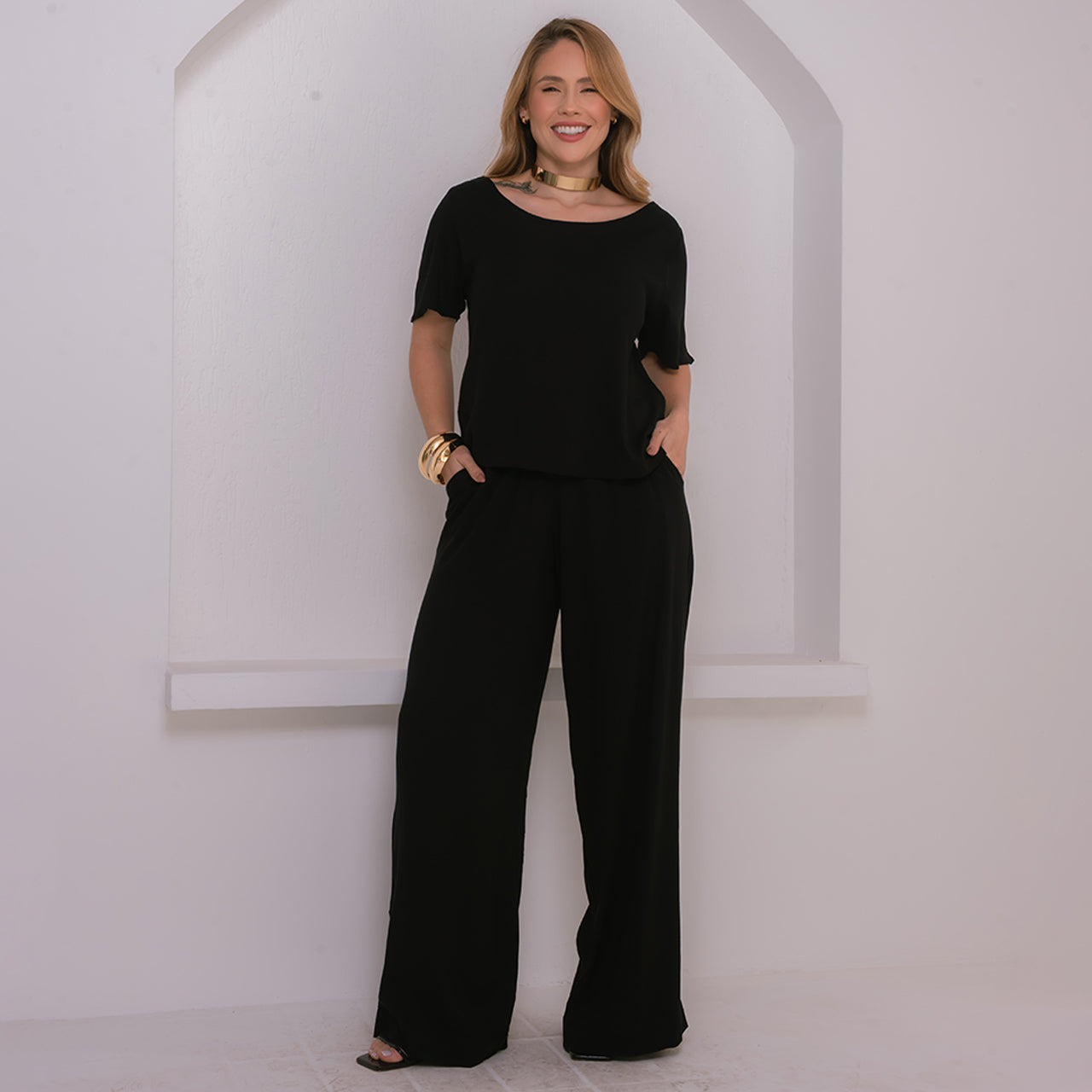 Conjunto BBonnie Leona Preto