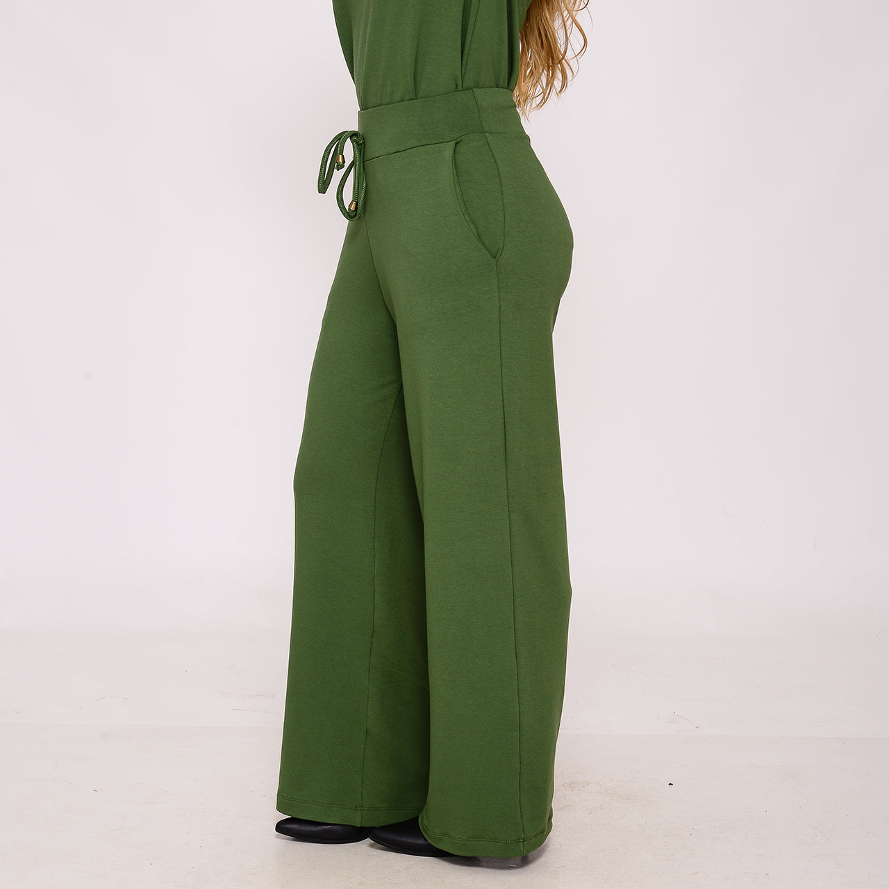 Conjunto Calça e Blusa de Moletinho BBonnie Milena Verde
