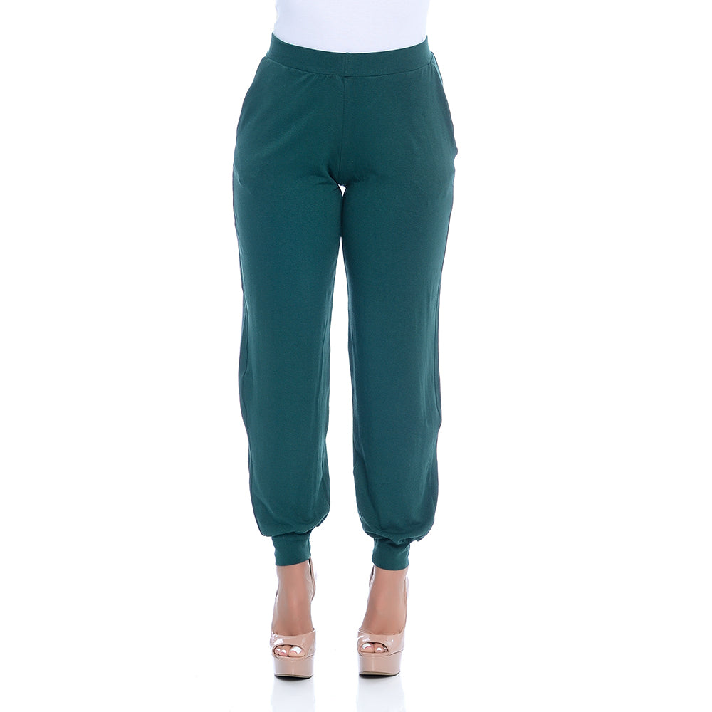 Calça Jogger Com Punho BBonnie Maya Verde Musgo