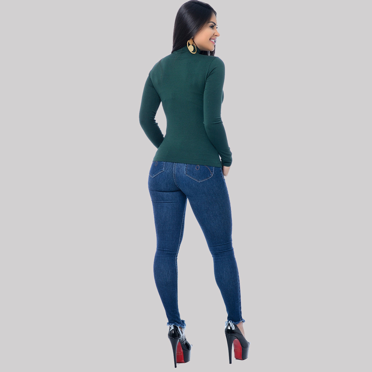 Blusa Cacharrel M/L BBonnie Verde Musgo