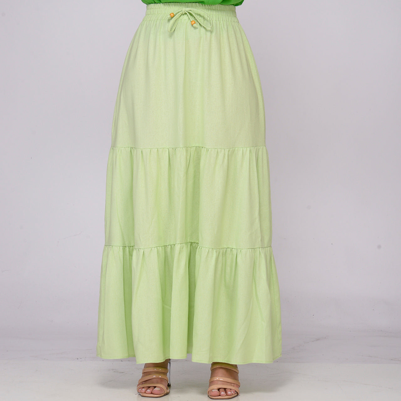 Saia Longa Viscose em Camadas BBonnie Luiza