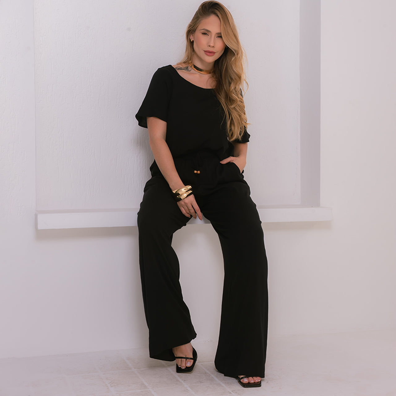 Conjunto BBonnie Leona Preto