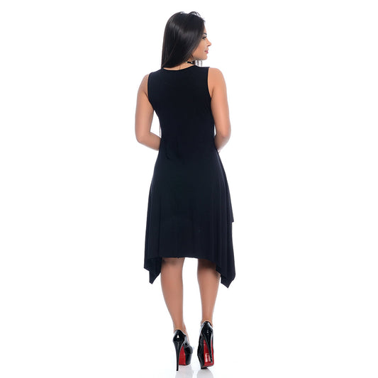Vestido Midi Assimétrico de Alça BBonnie Mabel BBonnie
