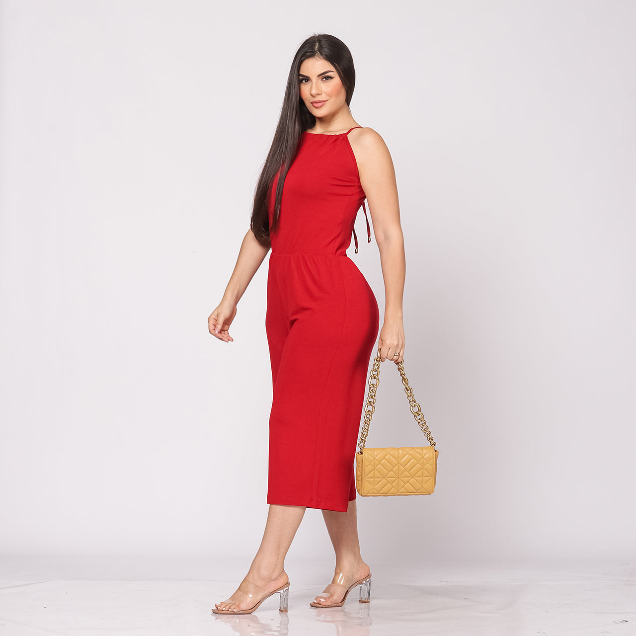 Macacão Pantacourt Alças Finas BBonnie Pilar