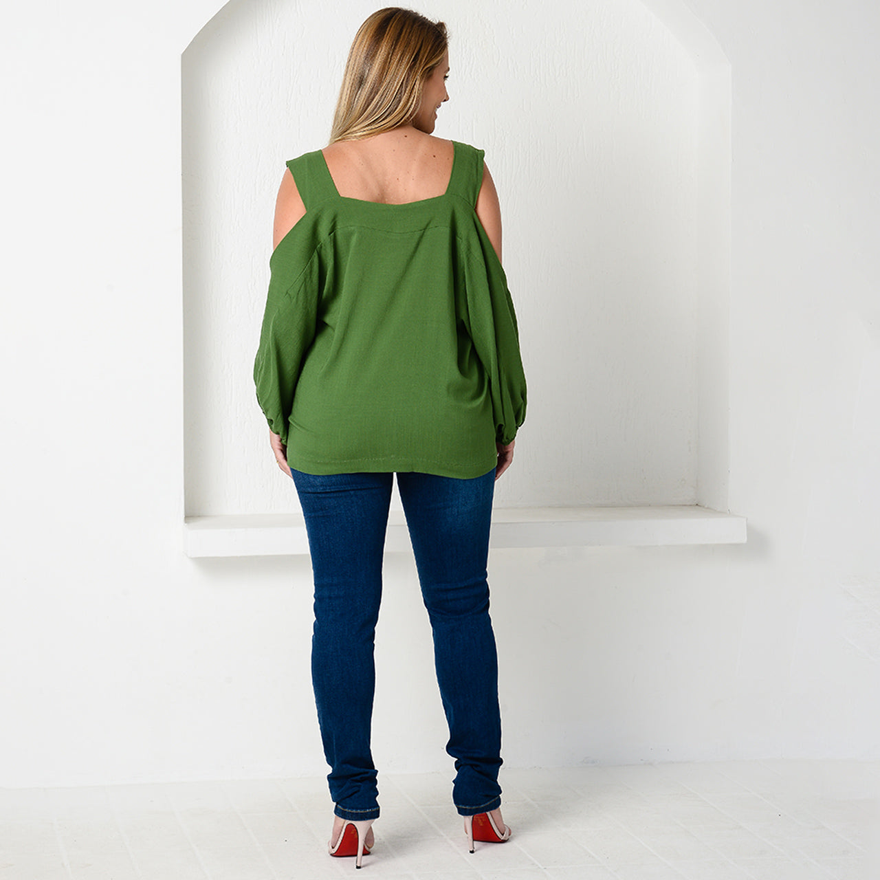 Blusa Ombro Vazado BBonnie Serena Verde