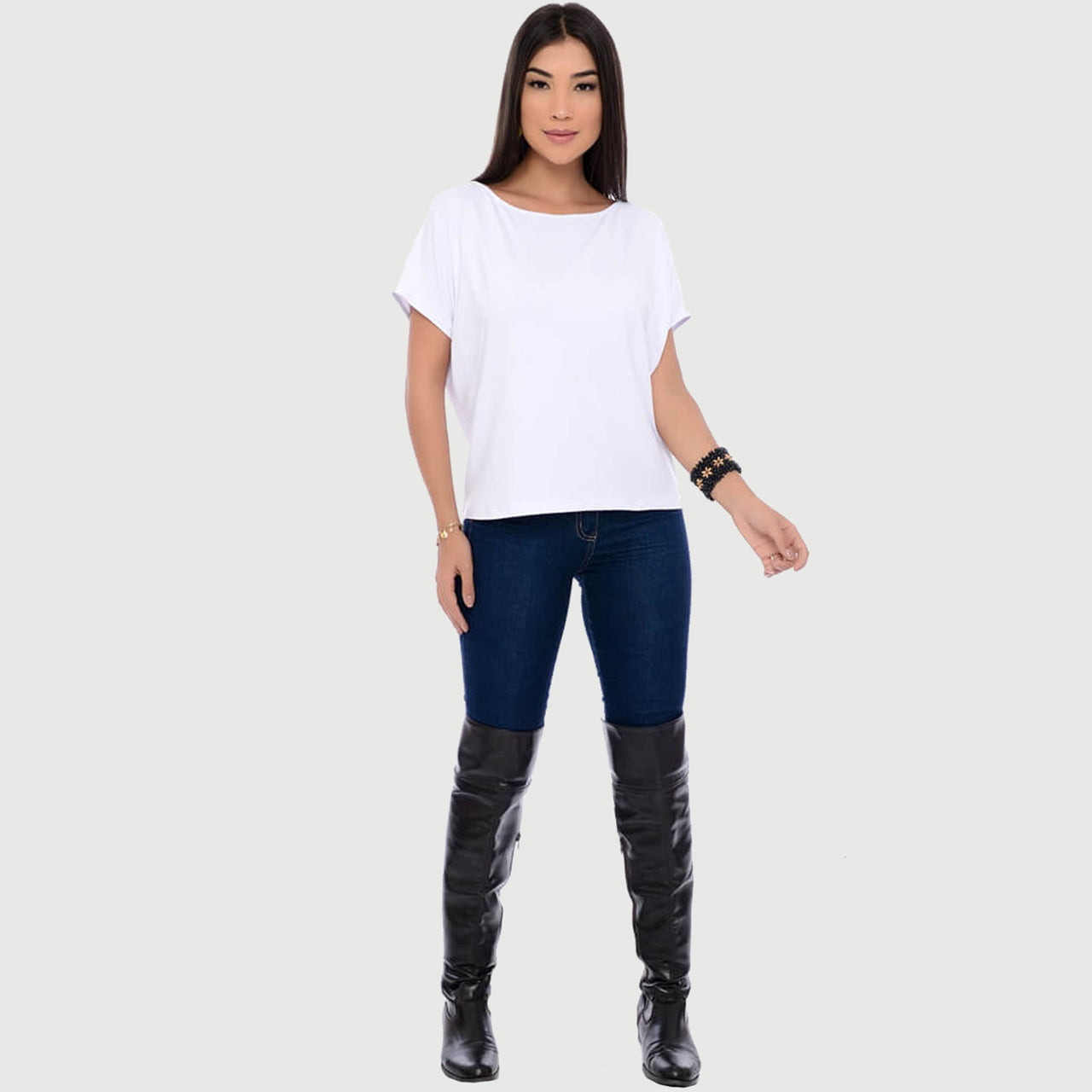 Blusa M/C Soltinha BBonnie Arielle Branco