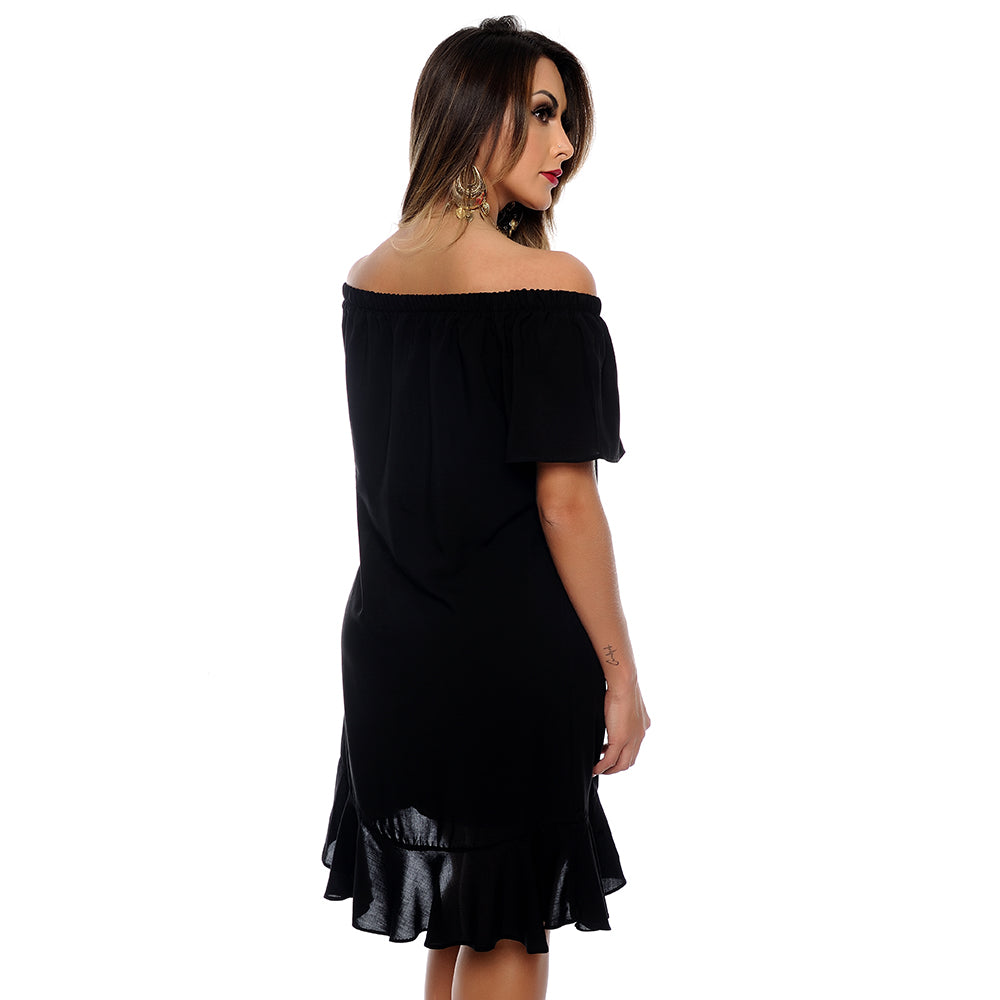 Vestido Ciganinha Babado na Barra BBonnie Tamara