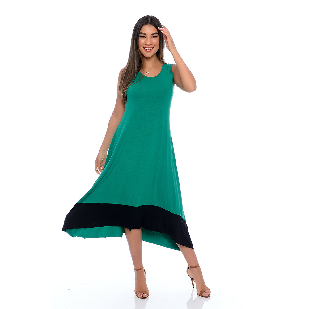 Vestido Midi Assimétrico com Pontas BBonnie Nani