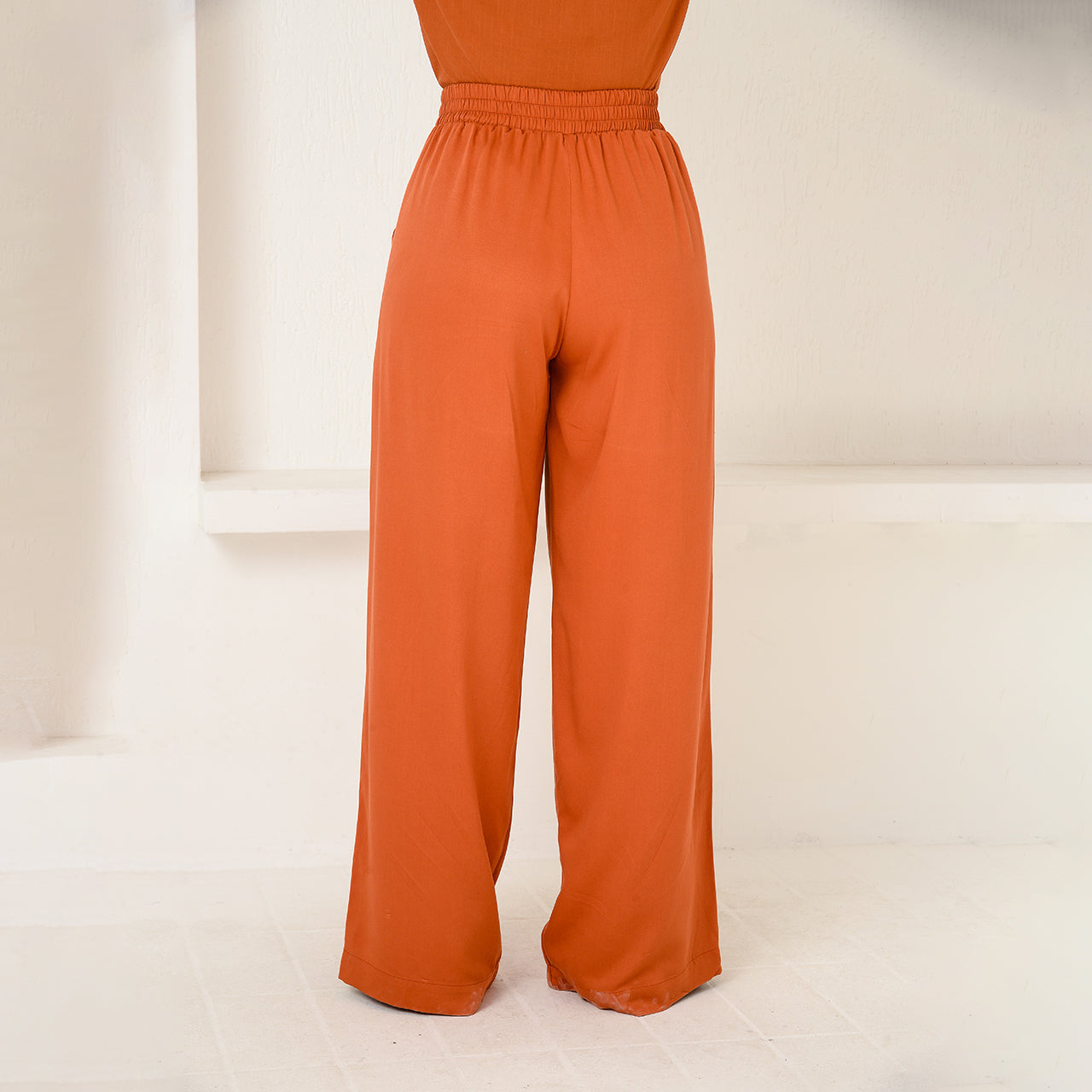 Calça Pantalona em Viscose BBonnie Manu Terra