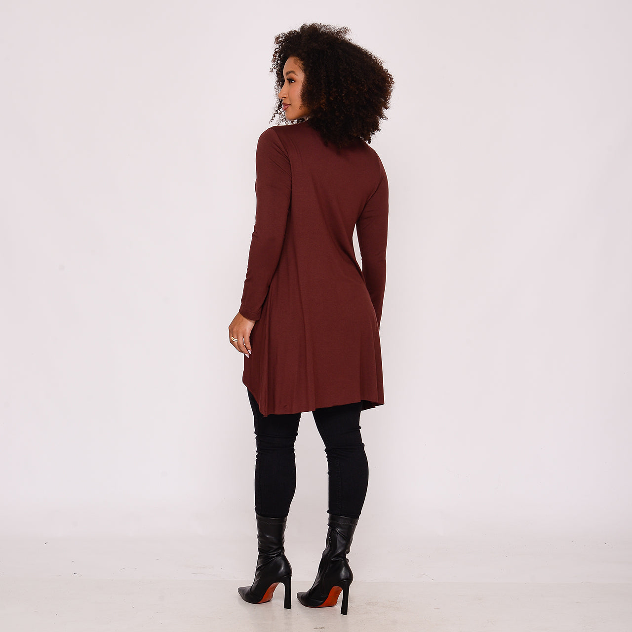 Cardigan Manga Longa BBonnie Isadora Marrom