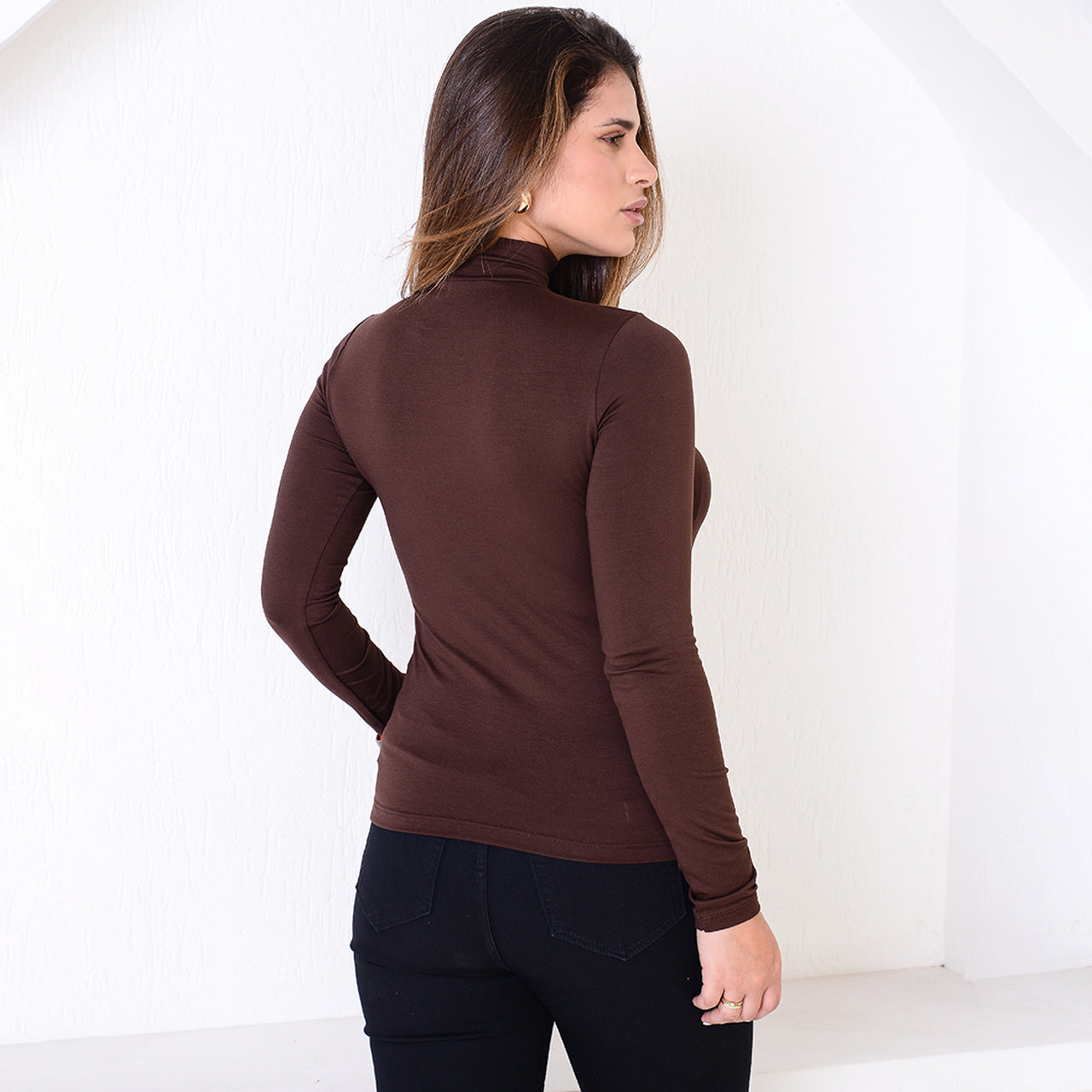 Blusa Cacharrel M/L BBonnie Marrom