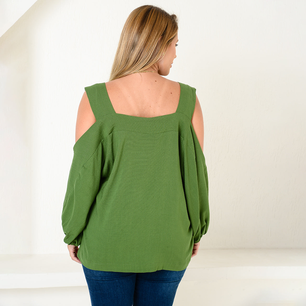 Blusa Ombro Vazado BBonnie Serena Verde