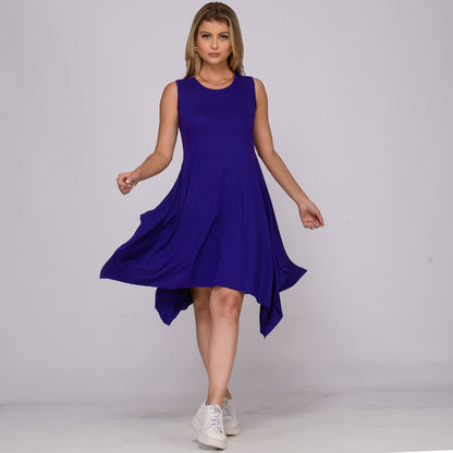 Vestido Midi Assimétrico de Alça BBonnie Mabel