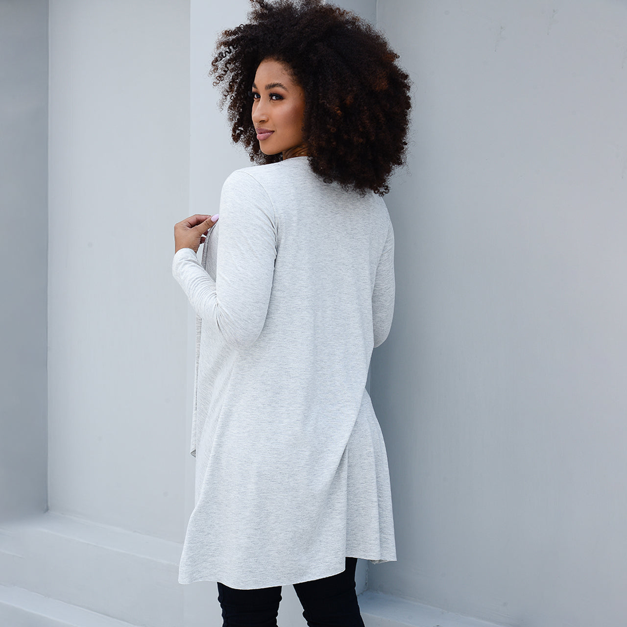 Cardigan Manga Longa BBonnie Isadora Mescla
