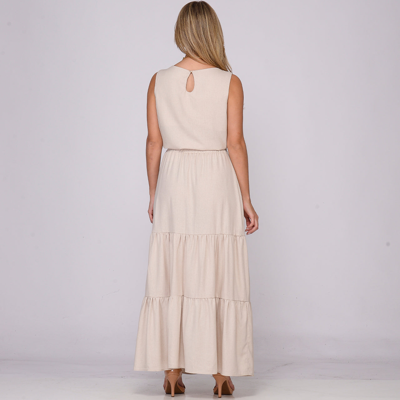 Saia Longa Viscose em Camadas BBonnie Luiza