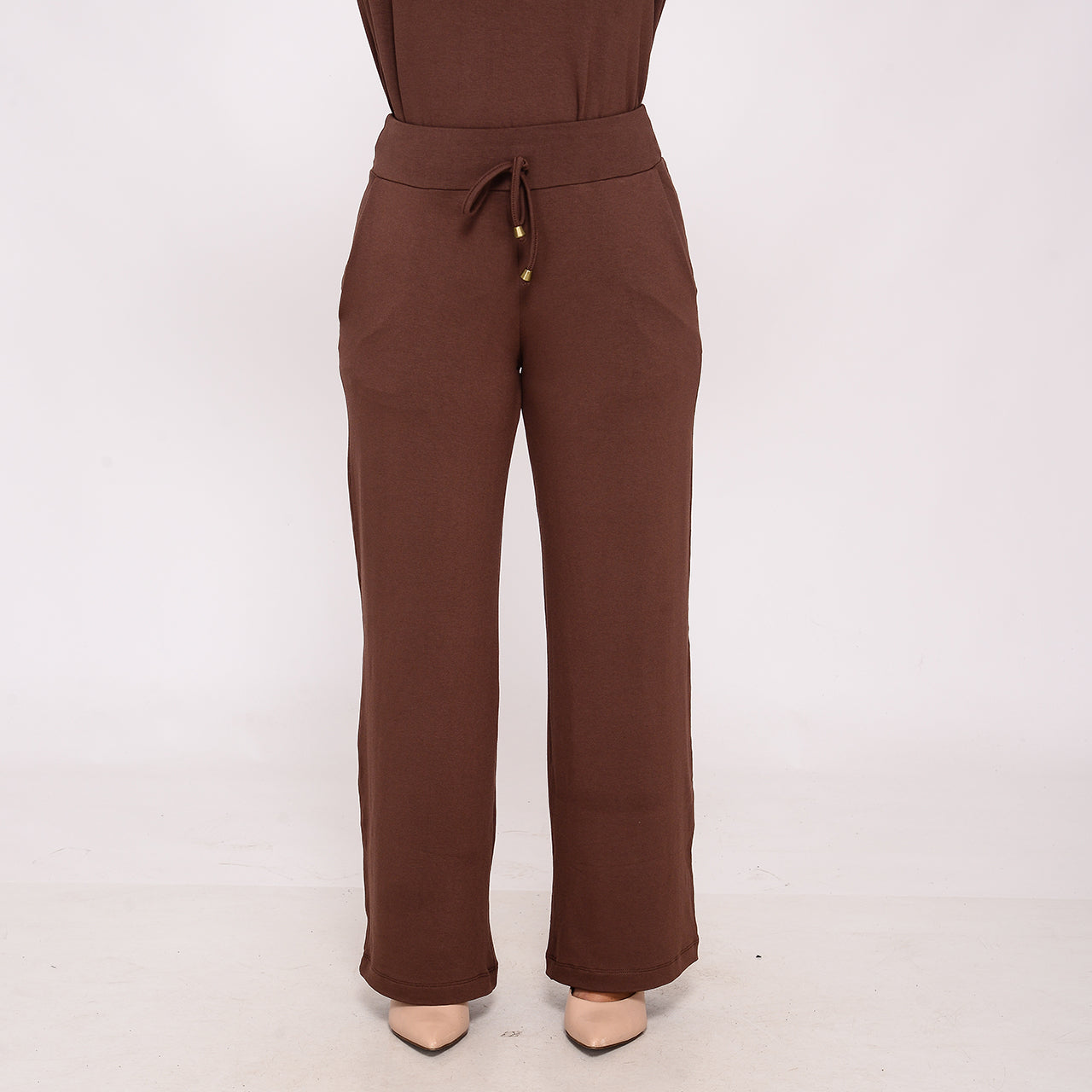 Conjunto Calça e Blusa de Moletinho BBonnie Milena Marrom