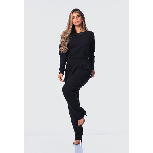 Macacão M/L Decote Canoa  BBonnie Maitê