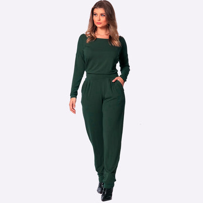 Macacão M/L Decote Canoa  BBonnie Maitê