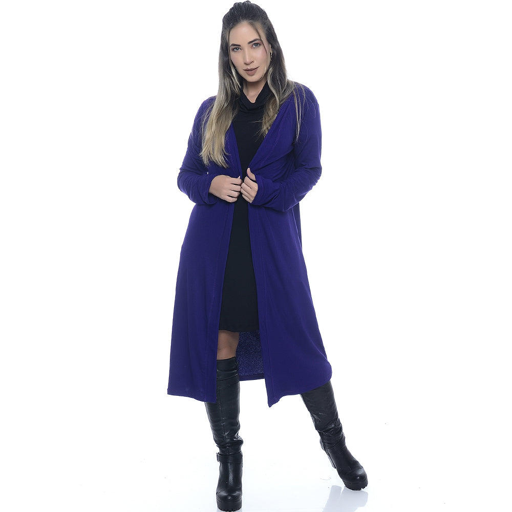Cardigan Feminino M/L BBonnie Kira Roxo B'Bonnie