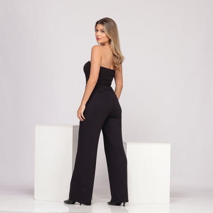 Calça Pantalona Cós largo Bolsos BBonnie Sheila